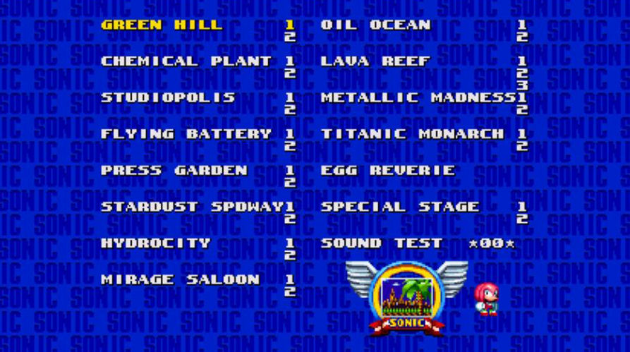 sonic mania cheat